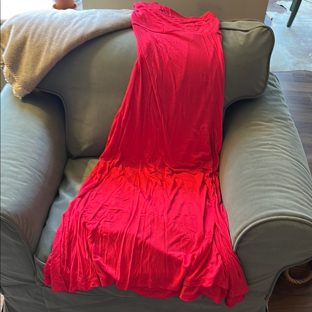 Vibrant Red Dress
